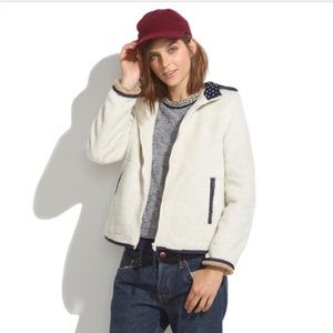 Madewell fleece (teddy) jacket